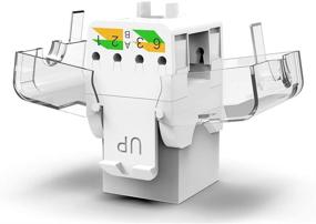 img 2 attached to 🔌 Без усилий при установке: AMPCOM CAT6 Кейстоун-разъем без инструментов RJ45 UTP - не требуется инструмент для проклепки! 10 штук в белом цвете.