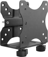 💻 optimized thin client mount bracket - securely mount mini pc or computer to vesa monitor arm, stand, pole, under desk, or surface logo