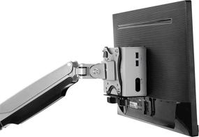 img 3 attached to 💻 Optimized Thin Client Mount Bracket - Securely Mount Mini PC or Computer to VESA Monitor Arm, Stand, Pole, Under Desk, or Surface