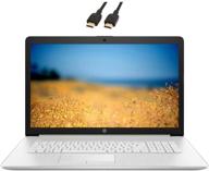 💻 2021 hp newest premium laptop computer: 17.3" full hd 1080p ips screen, 11th gen intel core i5-1135g7, 16gb ram, 1tb ssd, hdmi, wi-fi, webcam, zoom, windows 10 + vaate hdmi cable logo