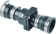 🔩 reliable hydro master plastic sump pump check valve – 1-1/2 inch or 1-1/4 inch – stainless steel clamps included! logo