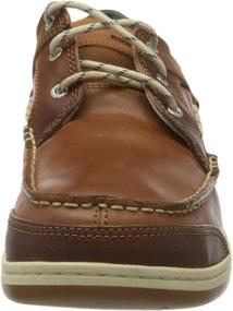 img 3 attached to 👞 Sebago Triton Three Eye British Brown Men's Loafers & Slip-Ons: Classic Style and Exceptional Comfort