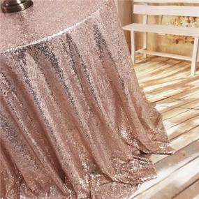 img 3 attached to 🍾 TRLYC Sparkling Champagne 50-inch Tablecloth - Perfect for Weddings