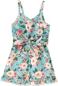 img 4 attached to Toddler Clothes Sleeveless Romper Jumpsuit Girls' Clothing in Jumpsuits & Rompers
