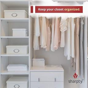 img 2 attached to 👕 Sharpty Plastic Notched Hangers – White (20 Pack) – Perfect for Everyday Standard Clothing Use