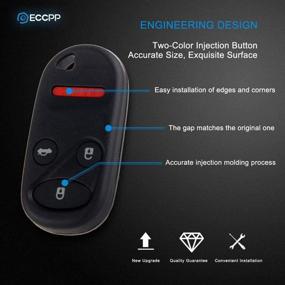 img 2 attached to ECCPP Replacement Keyless Remote KOBUTAH2T