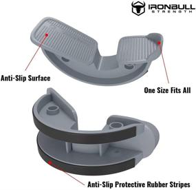 img 3 attached to Foot Rocker - Calf, Ankle & Foot Stretcher for Pain Relief & Flexibility: Plantar Fasciitis, Achilles Tendonitis, Tight Calves (Gray)