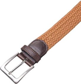 img 2 attached to Versatile Silky Toes Canvas Elastic Fabric Multicolored Braided Belts: Ideal for Men and Women