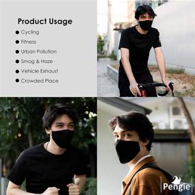 img 1 attached to Durable and Versatile: 12 Pcs Reusable Dust Masks with Filter Insert Pocket for Men and Women – Ideal for Motorcycles, Biking, and Outdoors