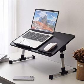 img 3 attached to Revolutionize Your Comfort: Introducing the Extraordinary Living Lap Desk - The Ultimate Foldable Bamboo Tray for Laptops, Tablets, and More!