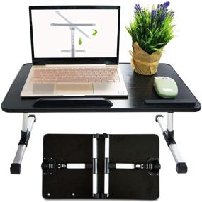 img 4 attached to Revolutionize Your Comfort: Introducing the Extraordinary Living Lap Desk - The Ultimate Foldable Bamboo Tray for Laptops, Tablets, and More!