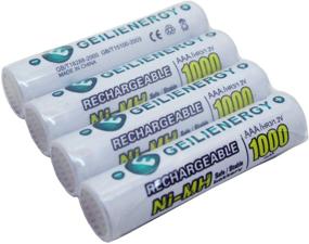 img 3 attached to GEILIENERGY 20-Pack AAA NIMH Rechargeable Batteries - 1.2V 1000mAh for Remote Control, Toys, Flashlights, Mice
