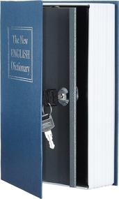 img 3 attached to 🔒 Secure your Valuables with the Amazon Basics Book Safe: Key Lock, Blue