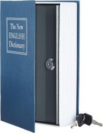 🔒 secure your valuables with the amazon basics book safe: key lock, blue логотип