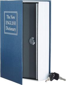 img 4 attached to 🔒 Secure your Valuables with the Amazon Basics Book Safe: Key Lock, Blue