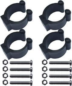 img 3 attached to 🚣 YYST 4 PCS Kayak Paddle Clip Set: Vertical Mounted Paddle Holder & Keeper - NO Side Mounted Design