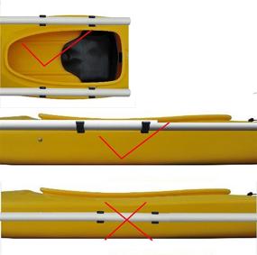 img 1 attached to 🚣 YYST 4 PCS Kayak Paddle Clip Set: Vertical Mounted Paddle Holder & Keeper - NO Side Mounted Design