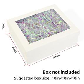 img 3 attached to 🎉 Shining Confetti Shredded Filling Paper: 10 Vibrant Colours for Gift Wrapping, DIY Box Stuffing, and Festive Decorations