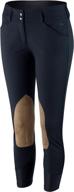 r j classics ladies breech black logo