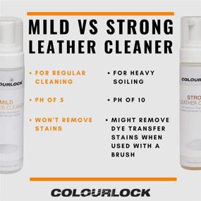 img 3 attached to 🧼 Colourlock Leather Cleaner - Cleans Car Seats, Furniture, Sofa, Settee, Upholstery, Jackets, Bags (1L / 33.8fl oz) + Free Dispenser Foam Bottle