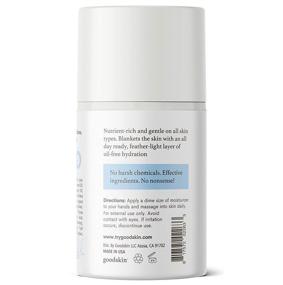 img 2 attached to Unscented Organic Face Moisturizer for Women and Men - Natural Hydrating Day & Night Cream for Dry, Oily & Sensitive Skin - Non-Greasy Anti Wrinkle Anti Aging Skin Care by Goodskin - 1.7oz