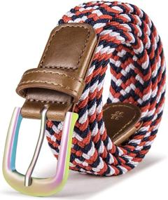 img 3 attached to Bulliant Stretch Elastic Braided Multicolors Women's Accessories