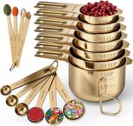 🥄 paincco copper measuring cups & spoons set of 21 - stackable stainless steel, for dry and liquid ingredients logo