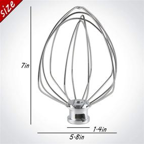 img 2 attached to KN256WW KitchenAid Нержавеющая 6-проводная щетка KSM500PS