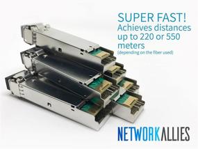 img 2 attached to Сетевой трансивер Mini-GBIC SFP компании Network Allies, модель MGBSX1 - совместим с Linksys и Cisco - 1000Base-SX, разъем LC, 850нм, дальность передачи 550м - гарантия простой установки и высочайшие скорости передачи данных.