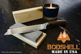 img 1 attached to 🔪BodShell Двойная точила для затачивания на камнях: достигните превосходной остроты лезвия!