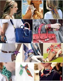 img 2 attached to Chic and Versatile: Explore 20 Patterns of CHUNG Neckchief Decoration Accessory for Women