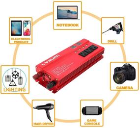 img 2 attached to Yinleader Inverter Converter Intelligent Display Tools & Equipment and Jump Starters, Battery Chargers & Portable Power