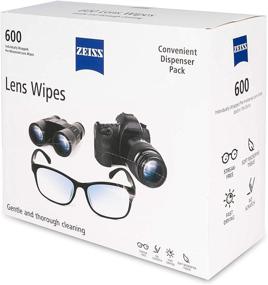 img 3 attached to Zeiss Lens Cleaning Wipes, Pre-Moistened, 6 x 5-Inches, Bulk Pack of 600