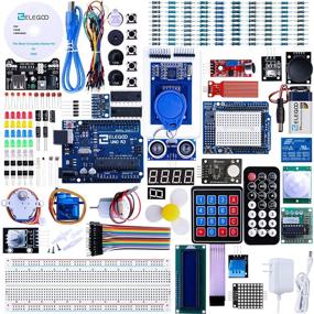 img 4 attached to 🔌 ELEGOO UNO R3 Project Comprehensive Starter Kit with Tutorial – Compatible with Arduino IDE (Inclusive of 63 Items)