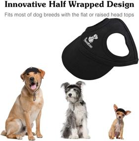 img 3 attached to Matching Pawaboo Pet and Owner Hats: Trendy Baseball Caps for Dog Moms and Dads, Sun Protection with Ear Holes and Adjustable Straps