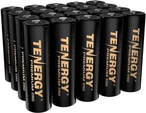 img 4 attached to 🔋Tenergy Премиум PRO АА аккумуляторы - высокой емкости 2800mAh NiMH АА батарея | 20-пачка аккумуляторов для зарядки