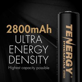 img 2 attached to 🔋Tenergy Премиум PRO АА аккумуляторы - высокой емкости 2800mAh NiMH АА батарея | 20-пачка аккумуляторов для зарядки