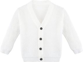 img 3 attached to Lilax Little Classic Cardigan Sweater Boys' Clothing : Sweaters