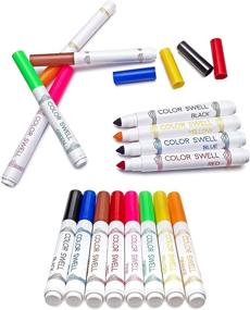 img 1 attached to 🖍️ Color Swell Washable Markers: 10 Boxes of 8 Vibrant Colors for Teachers, Kids, Parties, and Classrooms!