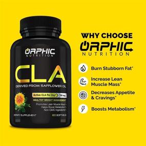 img 2 attached to 🔥 Optimize your Weight Loss, Metabolism &amp; Lean Muscle Gain with CLA Safflower Oil Supplement - 100% Pure Safflower Oil - 780mg Non-Stimulant Conjugated Linoleic Acid - Ideal for Men &amp; Women - 60 Softgels