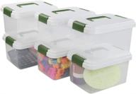 rinboat 6 pack plastic latching storage logo