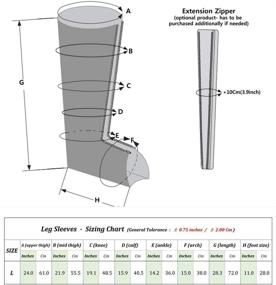 img 2 attached to 💪 DSMAREF Recovery Compression System with Large Boots: Compression Pump, Recovery Boots, Centerbody Sleeve, Arm Sleeve, Waist Sleeve, and Carry Bag