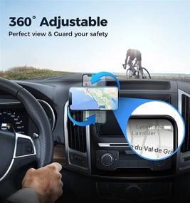 img 3 attached to Magnetic Phone Mount for Car - Upgrade 8X Magnets, Strong Magnet Universal Car Mount with 360° Rotation - iPhone 13 12 Pro XR XS Plus, Samsung Galaxy Note S21/S21+ & All Phone & Mini Tablets