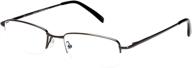 👓 sightline multifocus reading glasses 6000 gunmetal 2.50 magnification – discover optimal vision clarity with stylish design! logo