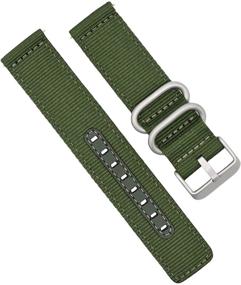 img 4 attached to ⌚ Nylon Watch Band Military Replacement: Upgrade Your Timepiece with Durability