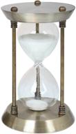 dickwell hourglass timer: 15 minutes metal sand glass for precise timing logo