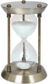 img 4 attached to Dickwell Hourglass Timer: 15 Minutes Metal Sand Glass for Precise Timing