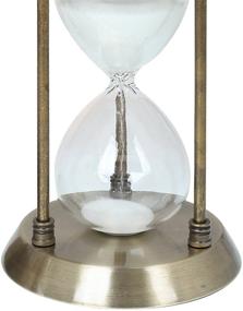 img 1 attached to Dickwell Hourglass Timer: 15 Minutes Metal Sand Glass for Precise Timing