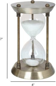 img 3 attached to Dickwell Hourglass Timer: 15 Minutes Metal Sand Glass for Precise Timing