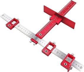 img 4 attached to 🔧 Cabinet Hardware Jig Tool: Fast & Accurate Inch and Metric Guide for Handles, Knobs, & Drawer Fronts - Improve with Most Effective Knob & Pull Jig